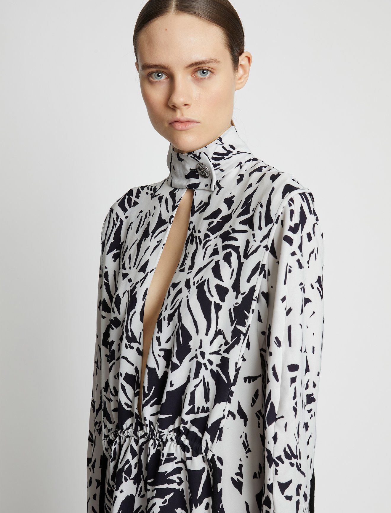 Dégradé Floral Long Sleeve Dress #3