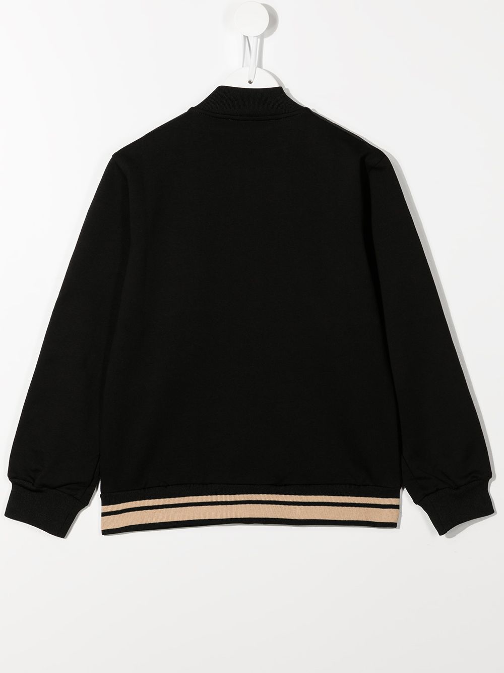 фото Roberto cavalli junior logo-tape detail sweater