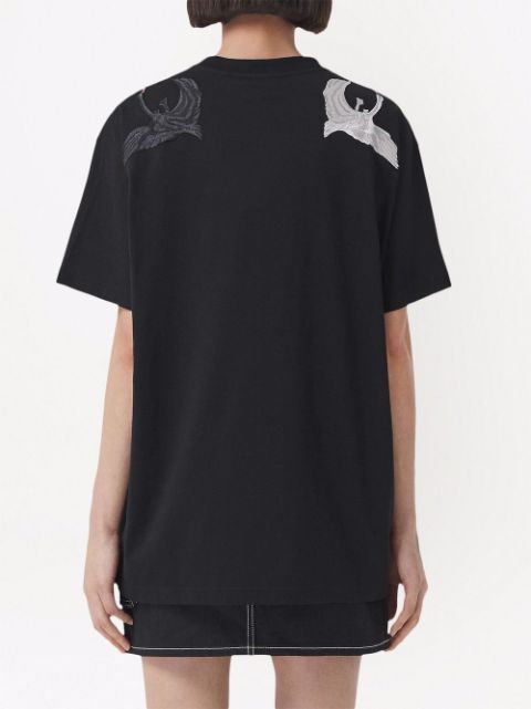 Burberry swan-graphic T-shirt - Farfetch