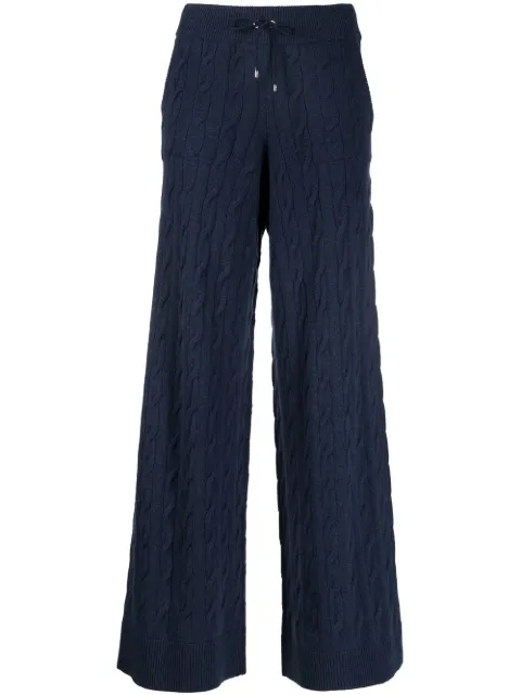 Ralph Lauren Collection recycled cashmere wide-leg trousers