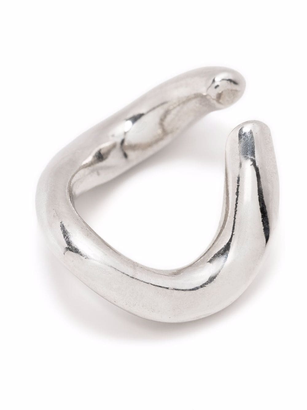 Shop Beatriz Palacios Small Recycled Silver Ear Cuff In Silber