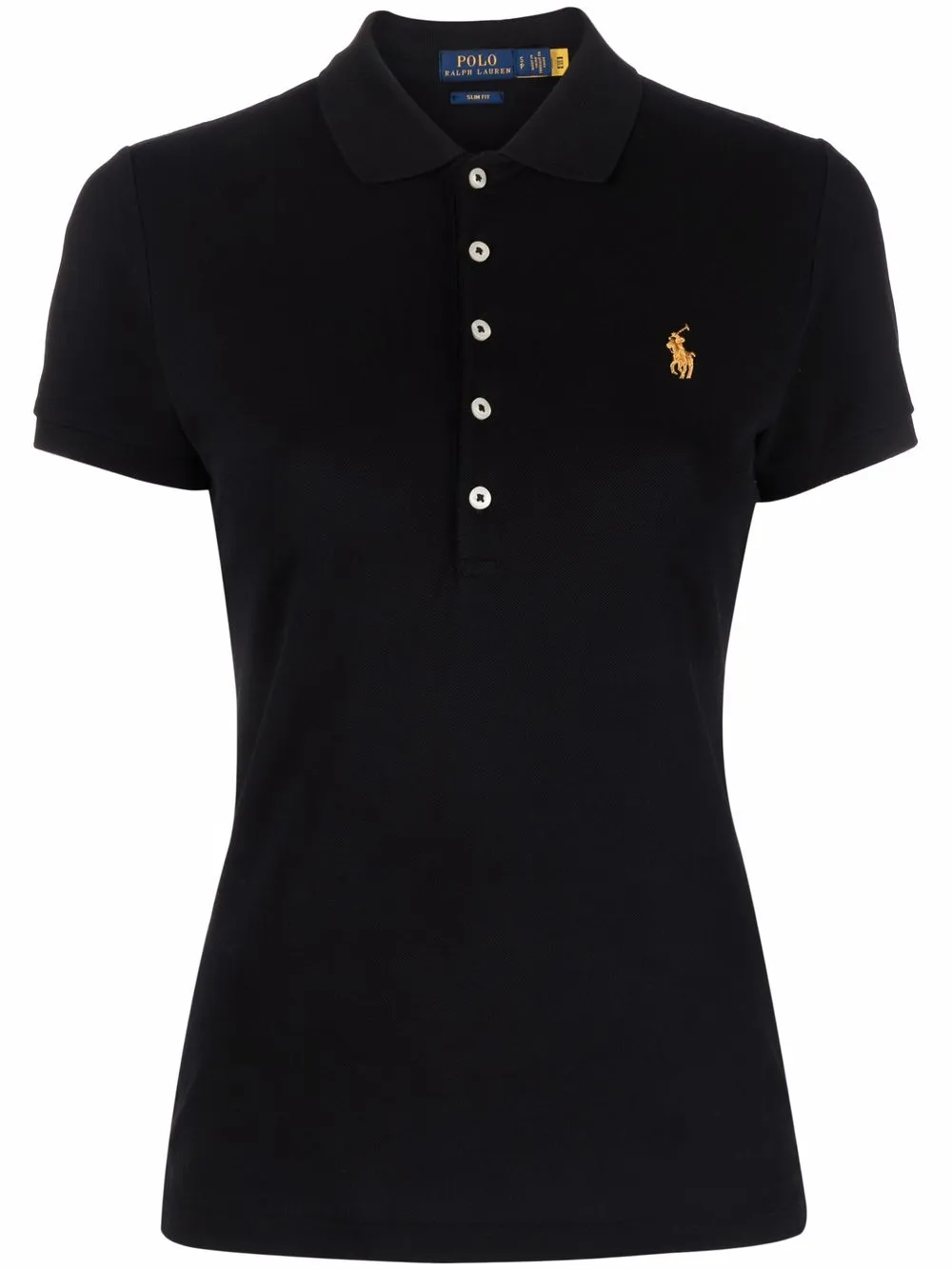 

Polo Ralph Lauren playera tipo polo con logo bordado - Negro