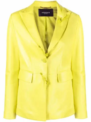 Versace Leather Jackets for Women on 