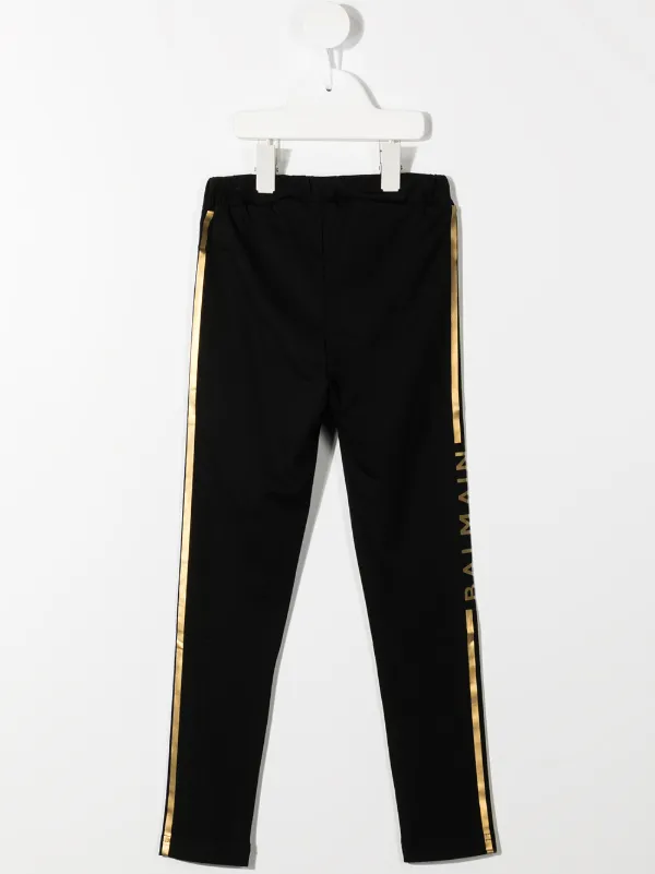 【送料&関税込】Balmain Leggings Jersey leggings with 6 buttons black black - Women | BALMAIN