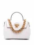 Versace La Medusa leather hand bag - White