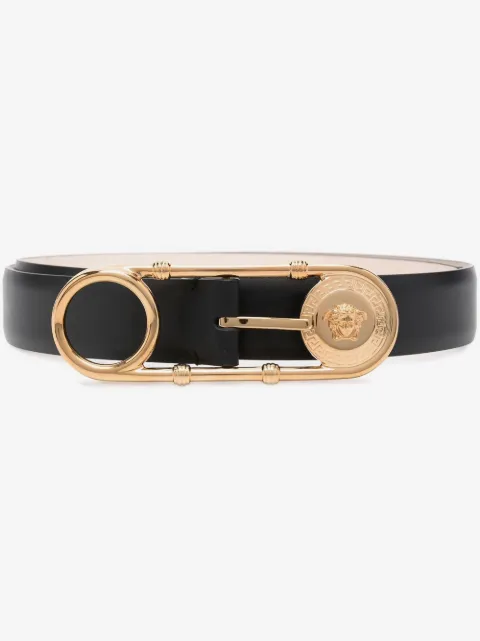 Versace Medusa safety-pin belt