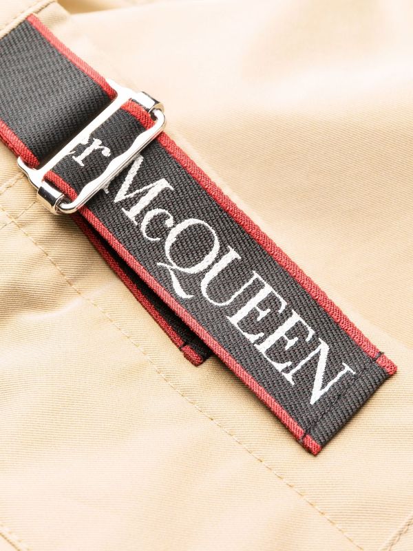 Alexander McQueen Logo Tape slim-fit Chinos - Farfetch