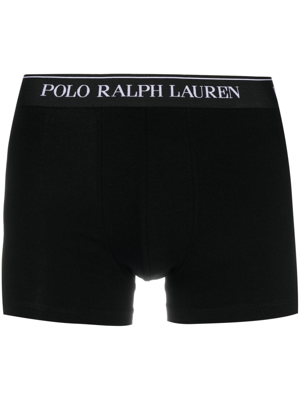 Shop Polo Ralph Lauren Logo-waist Boxers (set Of Five) In Black