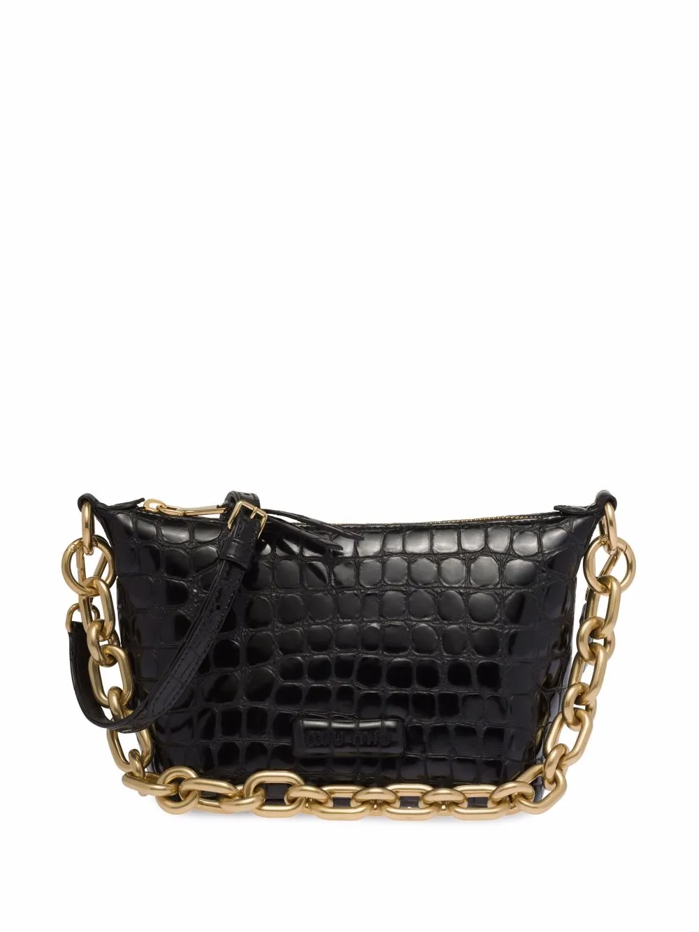 Miu Miu Spirit crocodileeffect Leather Bag Farfetch
