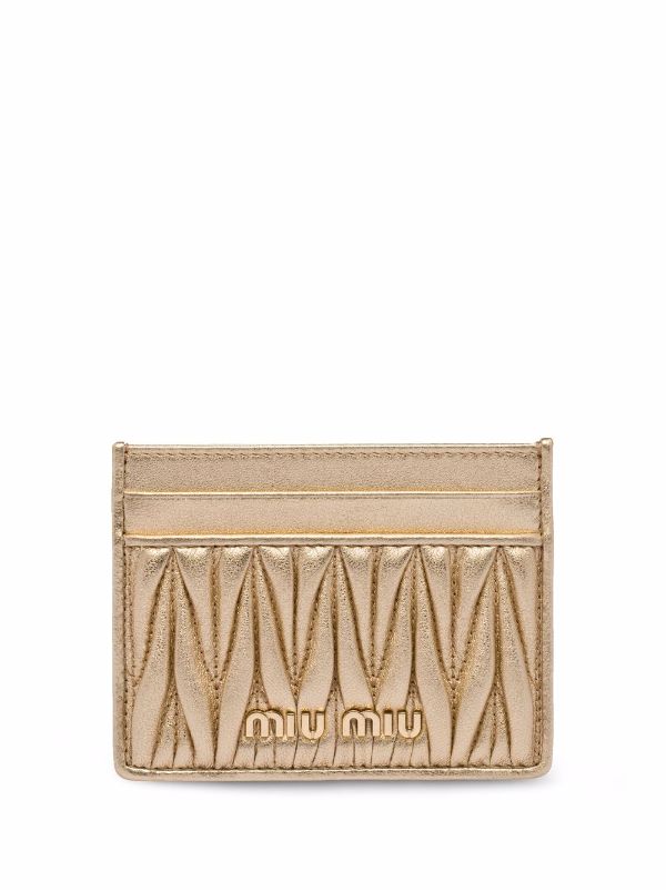 miu miu matelasse card holder