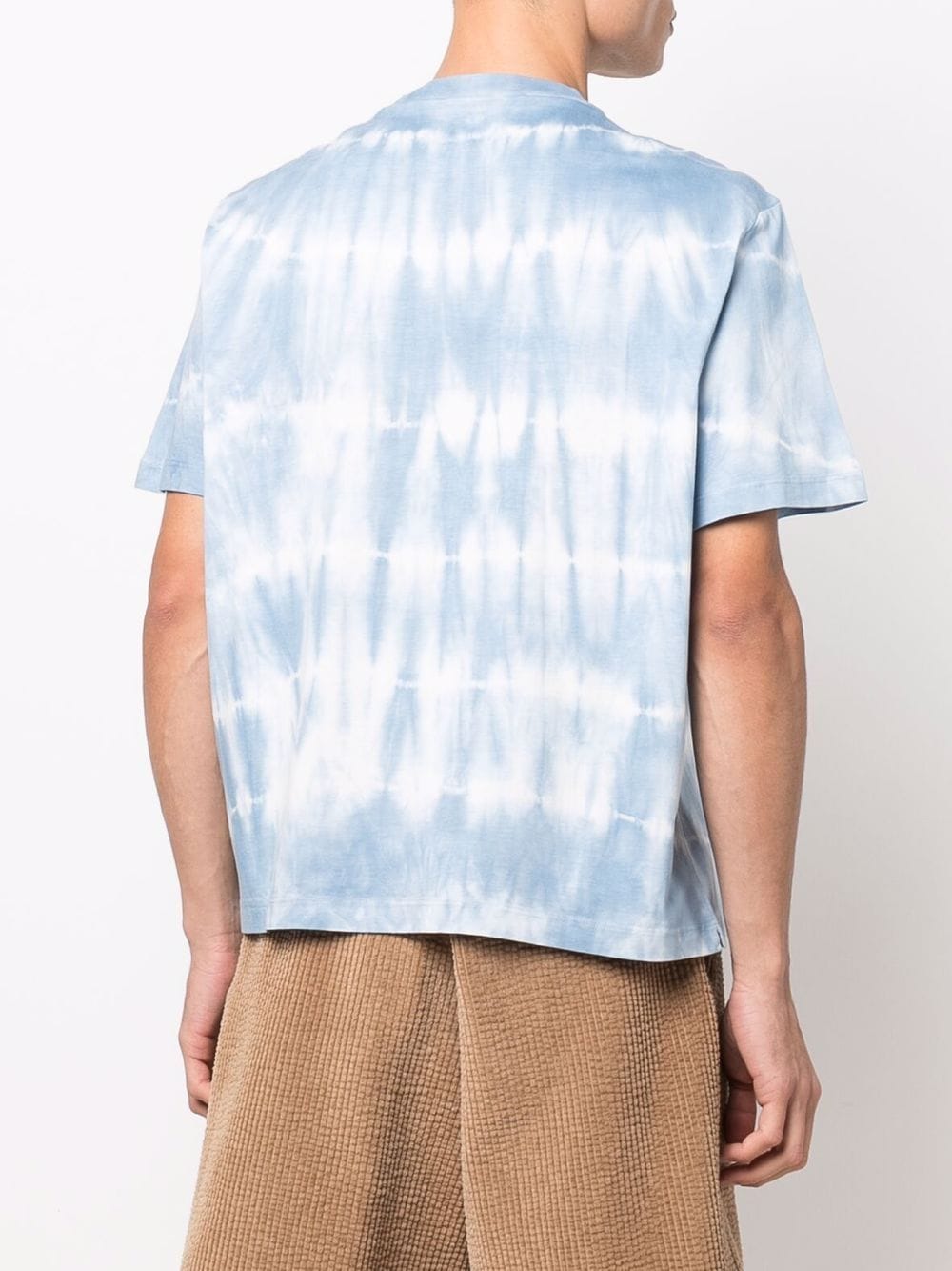 DSQUARED2 Tie Dye Waves T Shirt Blue