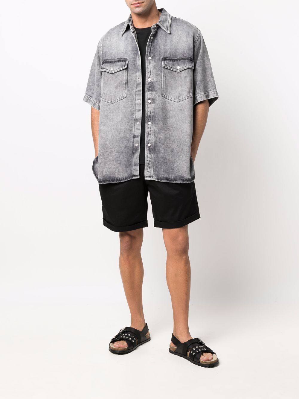 MARANT Denim overhemd - Grijs