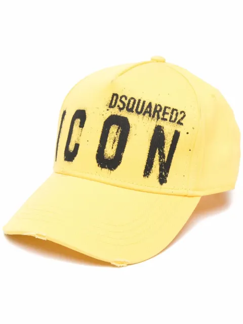 DSQUARED2 logo-print cap