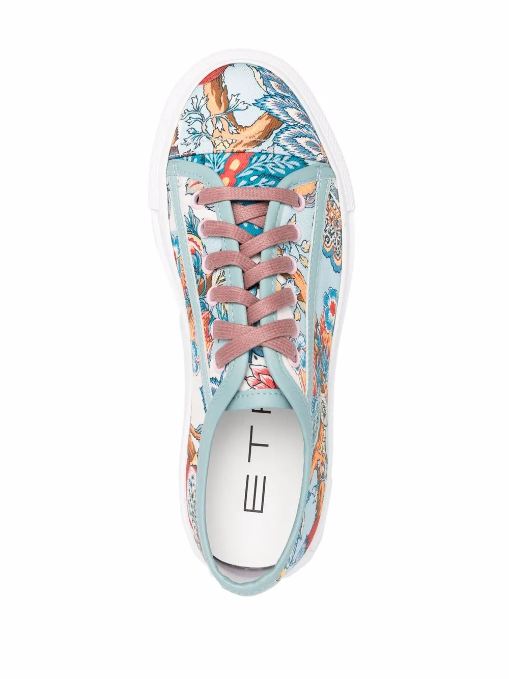 etro 花卉印花系带运动鞋 图 4