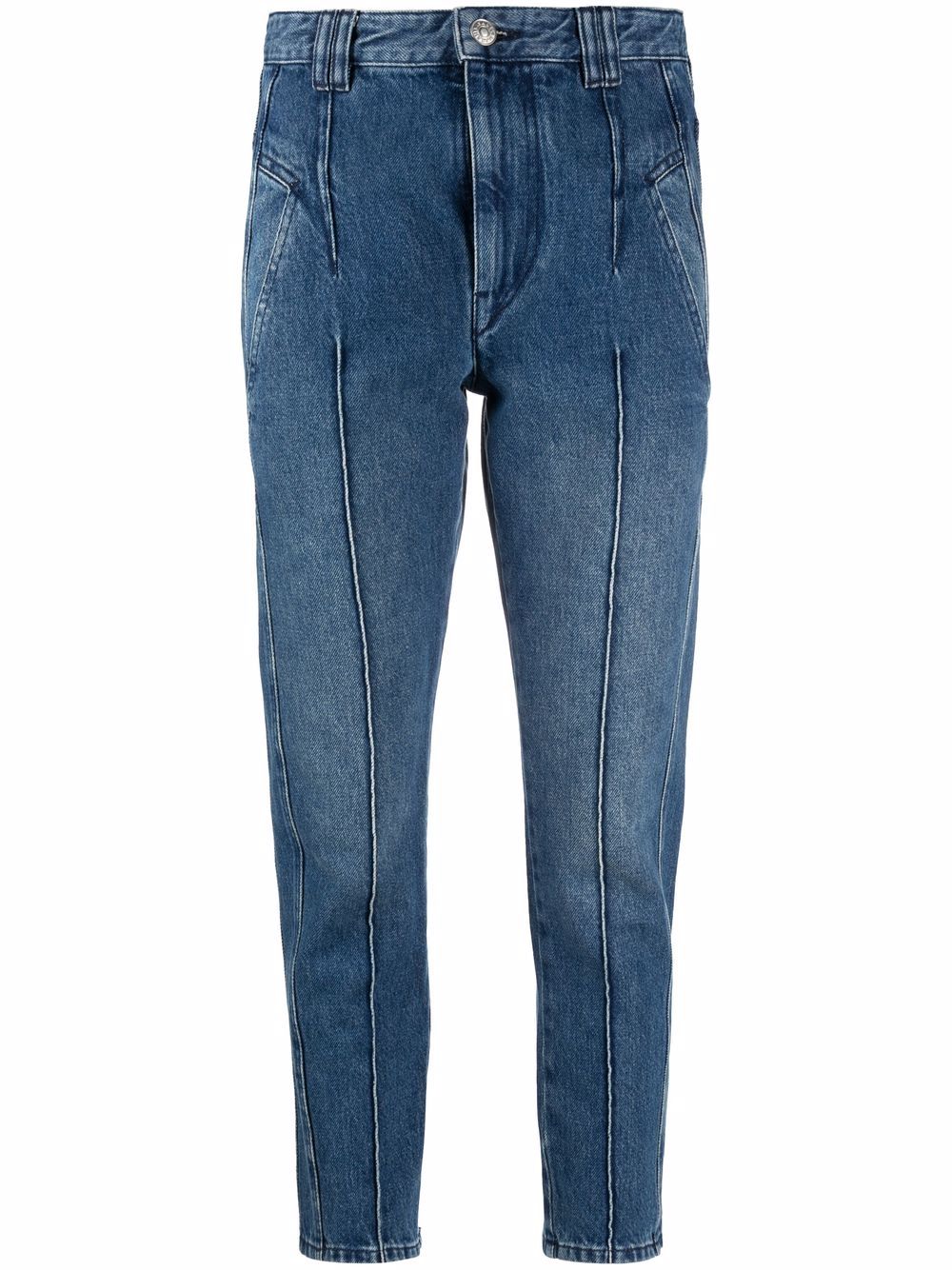 Isabel Marant Étoile Tilly Slim Cropped Jeans In Blue | ModeSens