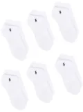 Polo Ralph Lauren pack of six socks - White