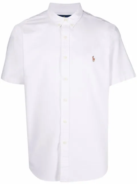 Polo Ralph Lauren embroidered Oxford short-sleeve shirt