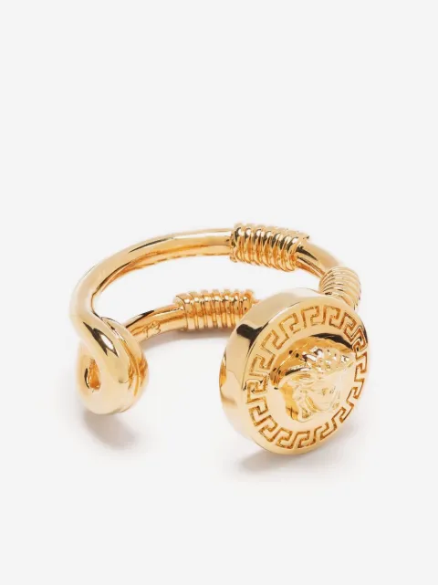 Versace bague Safety-Pin à design ouvert