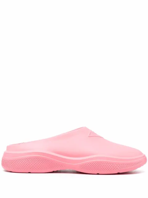 Prada Mellow logo-embellished mules