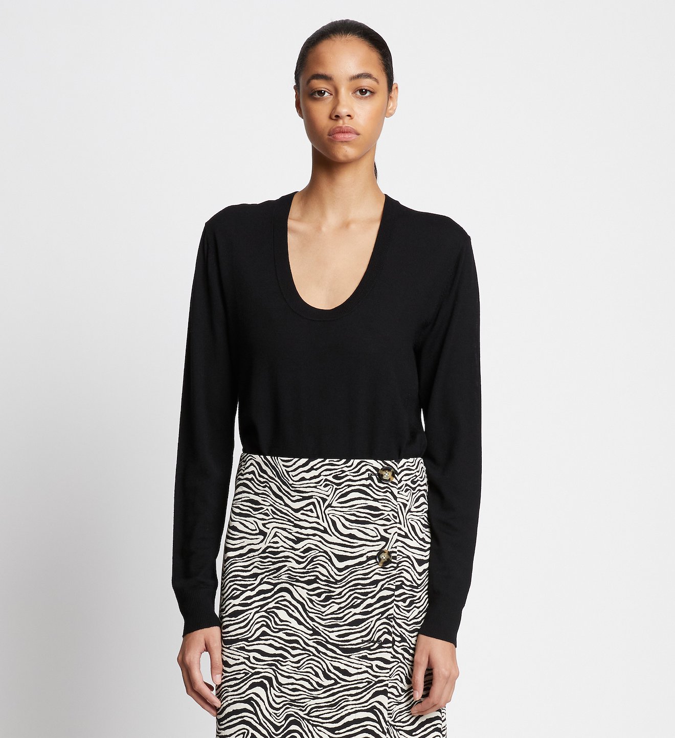 Eco Superfine Merino Scoop Neck Sweater