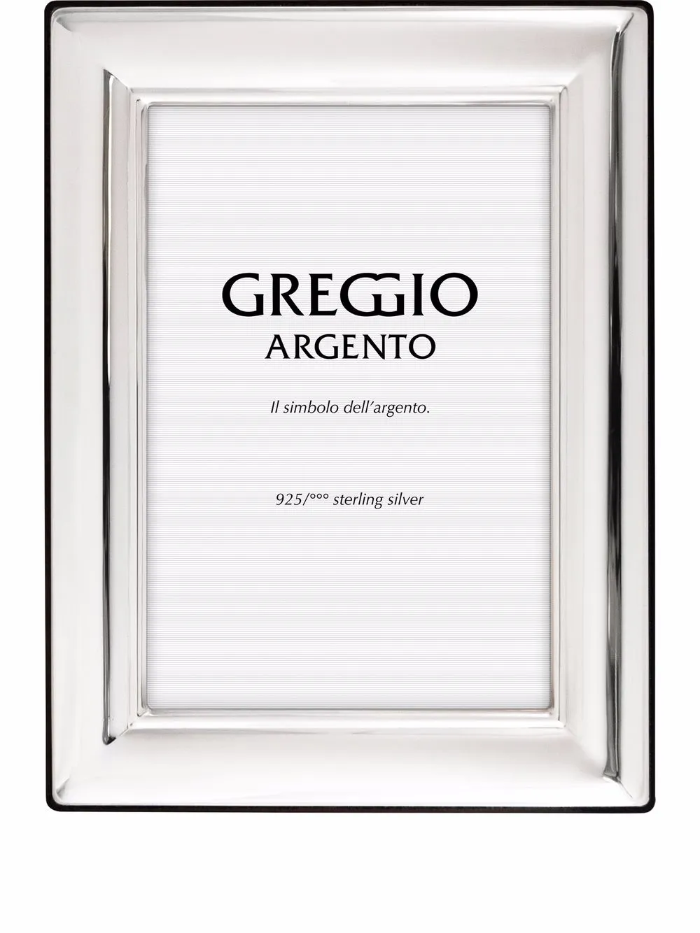 

Greggio Siena rectangular photo frame - Silver