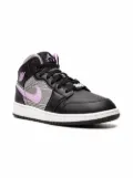 Jordan Kids Air Jordan 1 Mid ""Houndstooth"" sneakers - Black