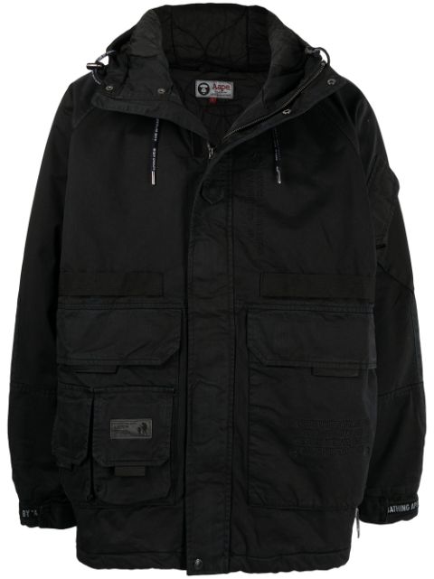 AAPE BY *A BATHING APE multiple-pocket hooded jacket Men