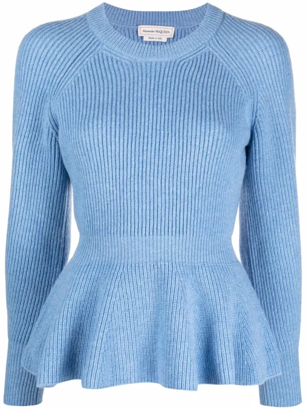 peplum jumper shirt