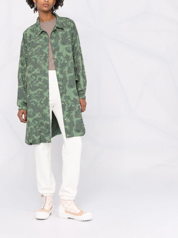 Visvim camouflage-print Trench Coat - Farfetch