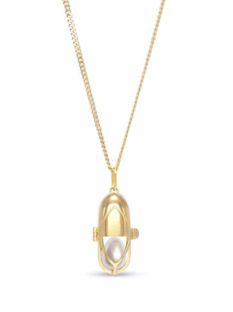 Capsule Eleven freshwater pearl capsule pendant necklace
