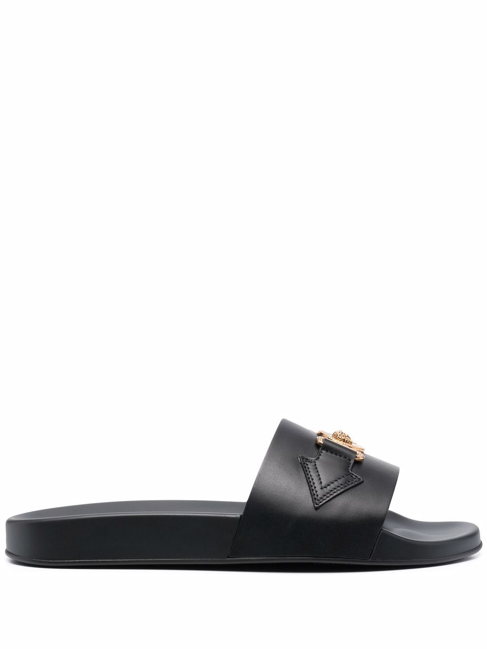 Versace Medusa logo slides – Black