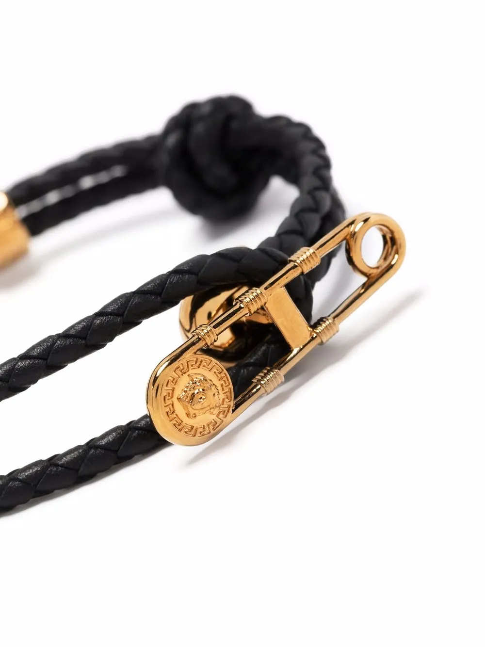 versace medusa safety pin
