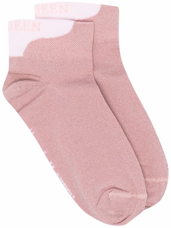 Alexander mcqueen discount socks pink