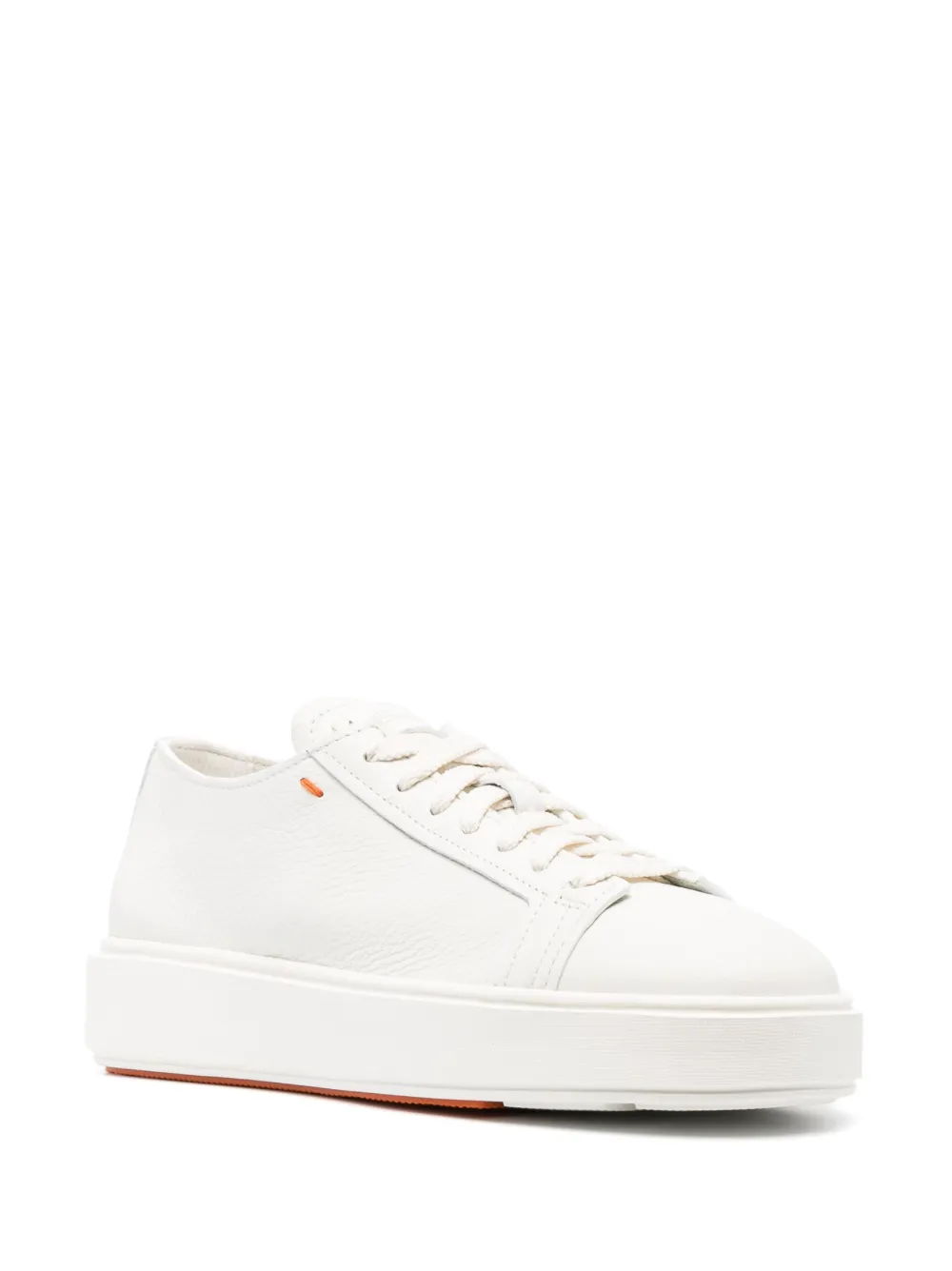 Santoni leather lace up sneakers | Low-Tops | Image 2