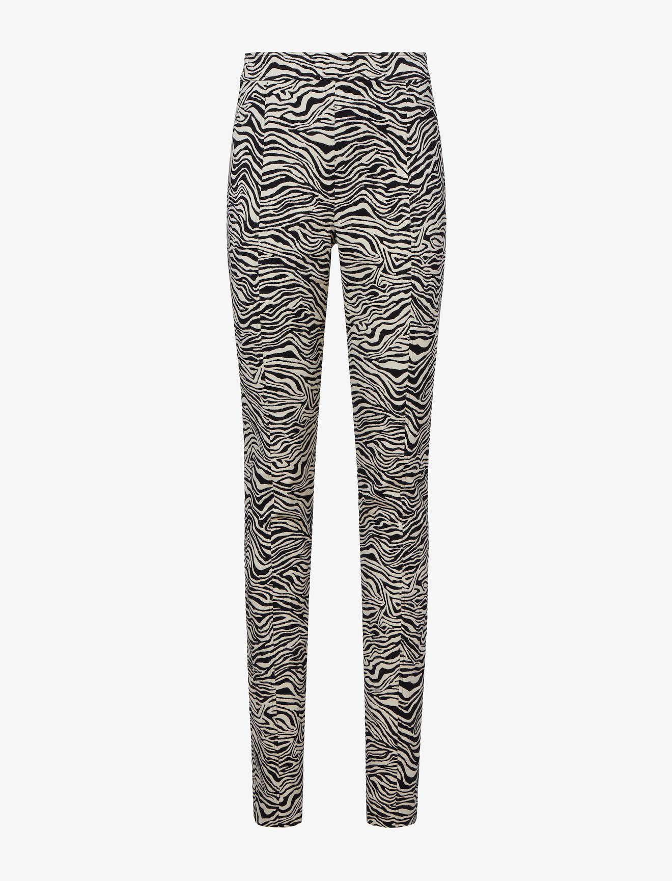 Stretch Zebra Jacquard Pants #4