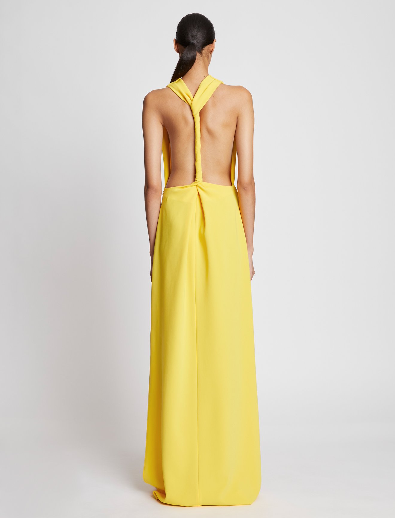 Matte Crepe Backless Dress #2