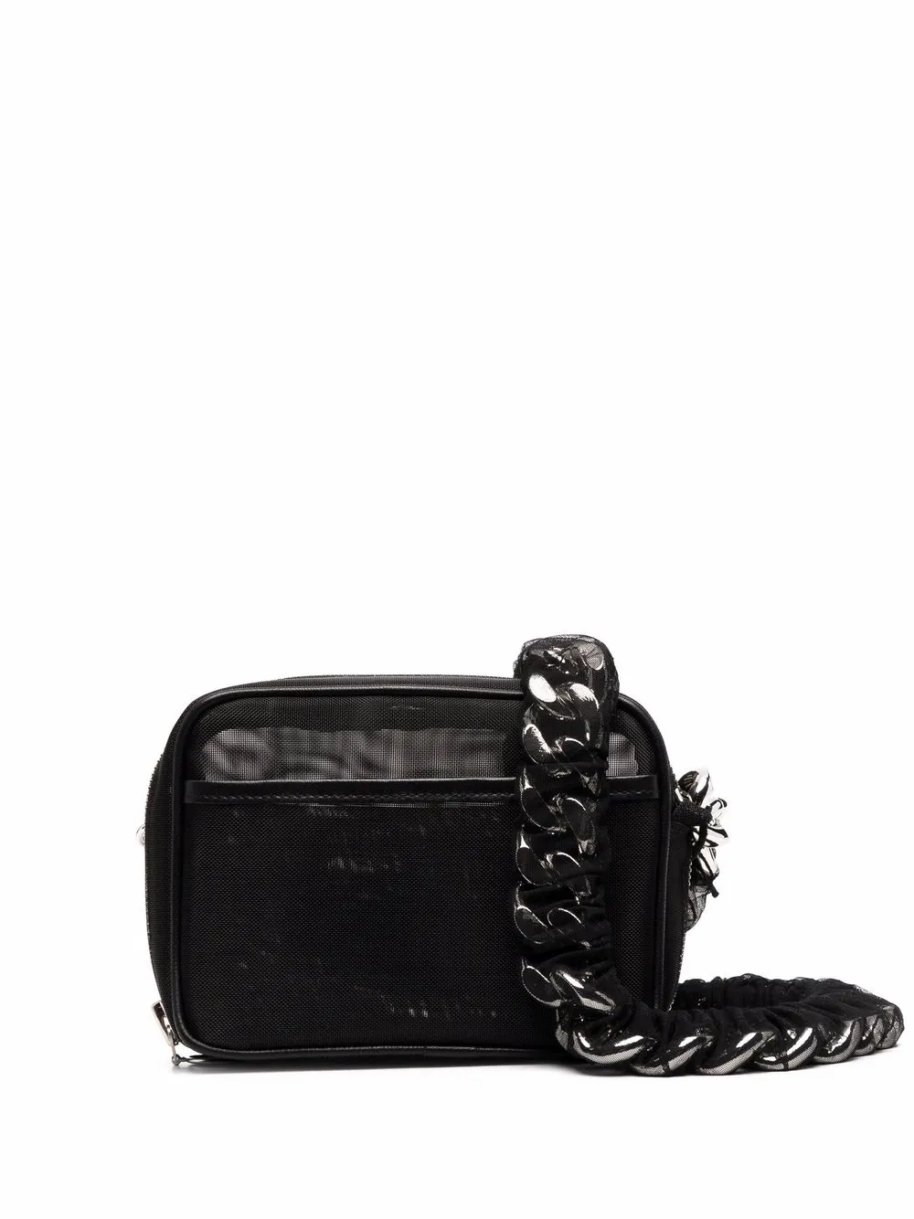 

Kara bolsa de hombro con correa de cadena - Negro