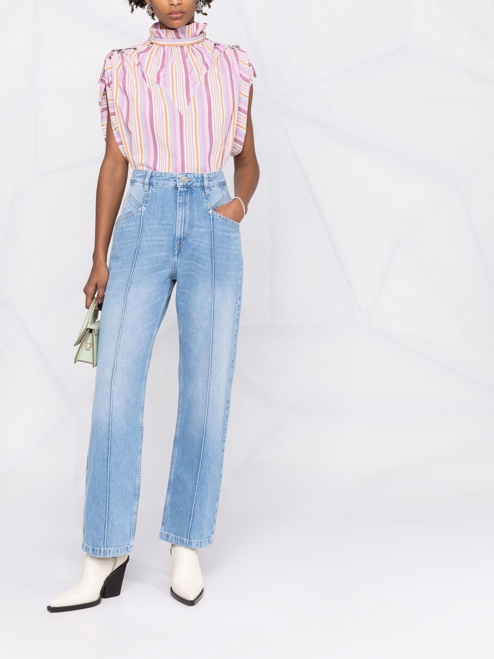 ISABEL MARANT Jeans met wijde pijpen - Blauw