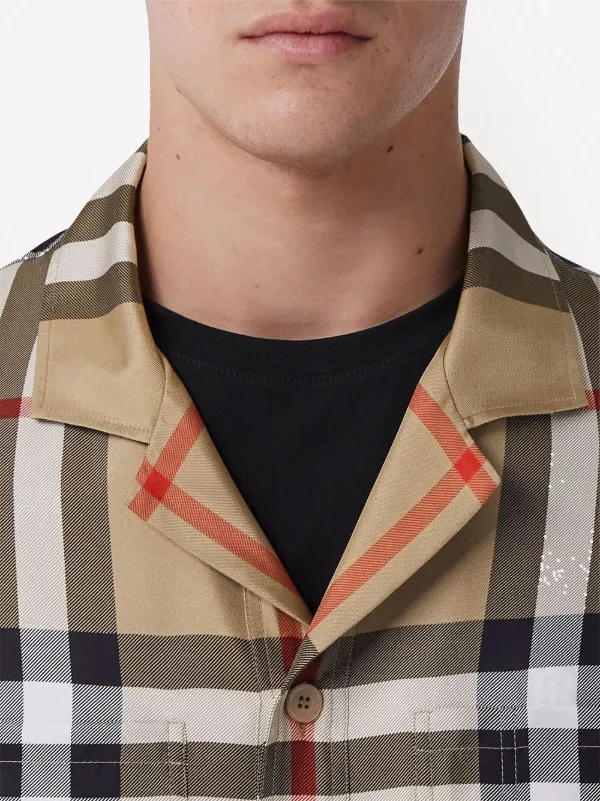 Burberry Check short-sleeve Shirt - Farfetch