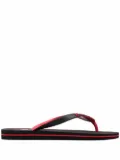 Polo Ralph Lauren logo-patch flip flops - Black