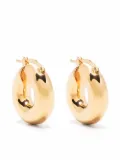 Jil Sander rounded hoop earrings - Gold