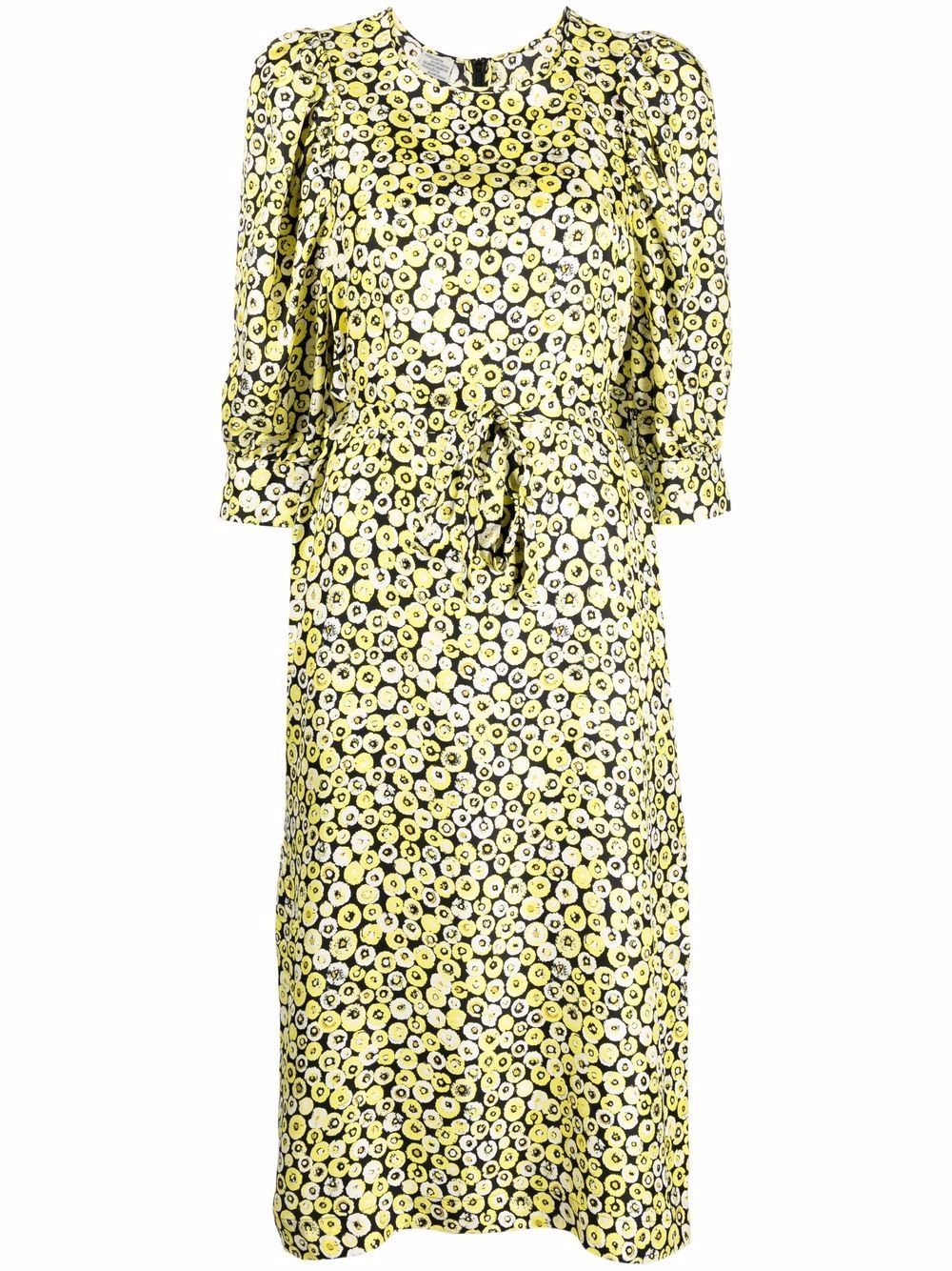 фото Baum und pferdgarten шелковое платье anelise с цветочным принтом