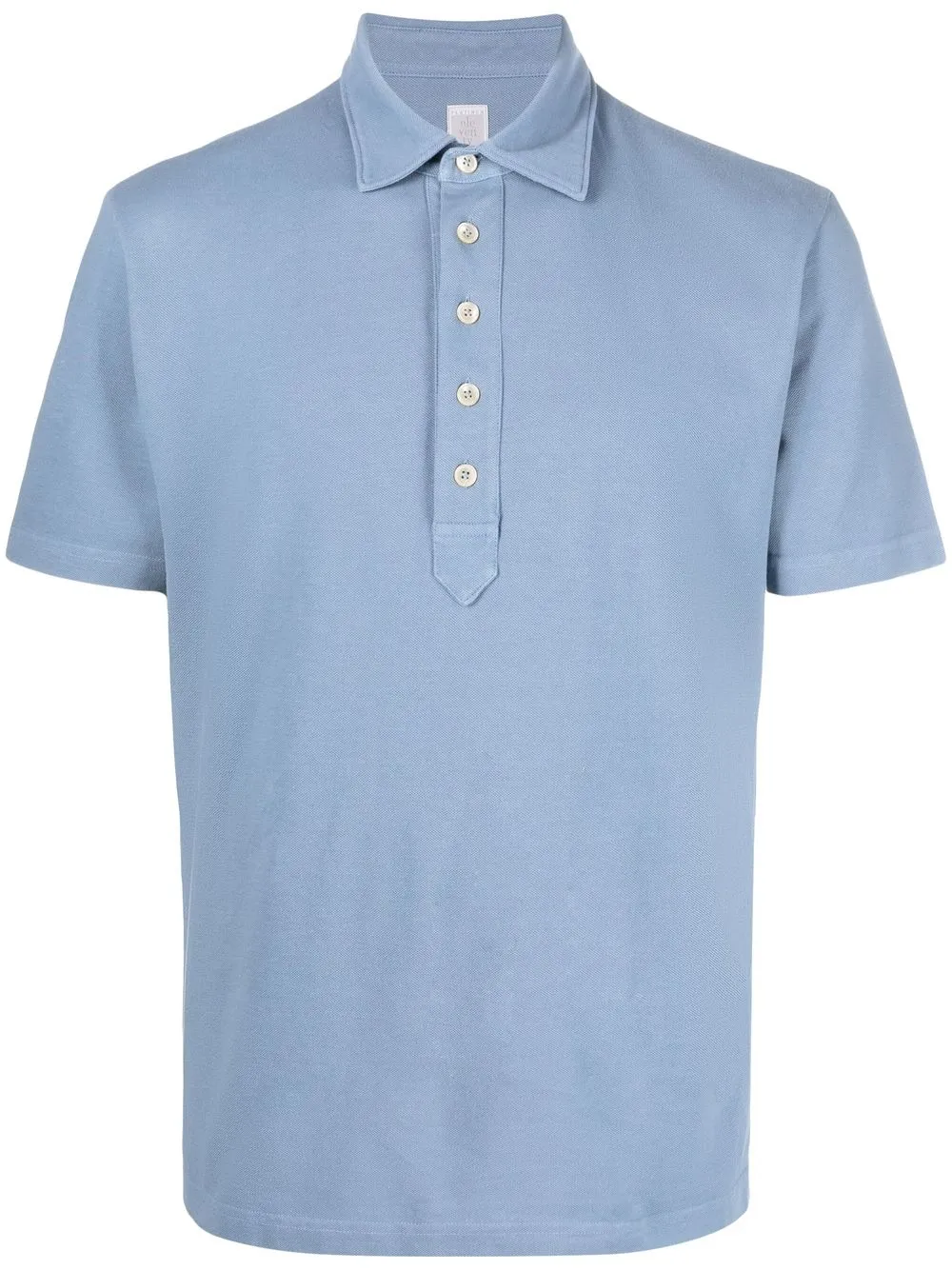 

Eleventy short-sleeve cotton polo shirt - Blue