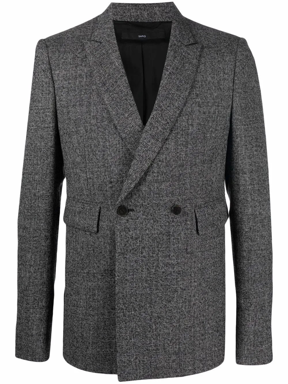 

SAPIO peak-lapels double-breasted blazer - Grey