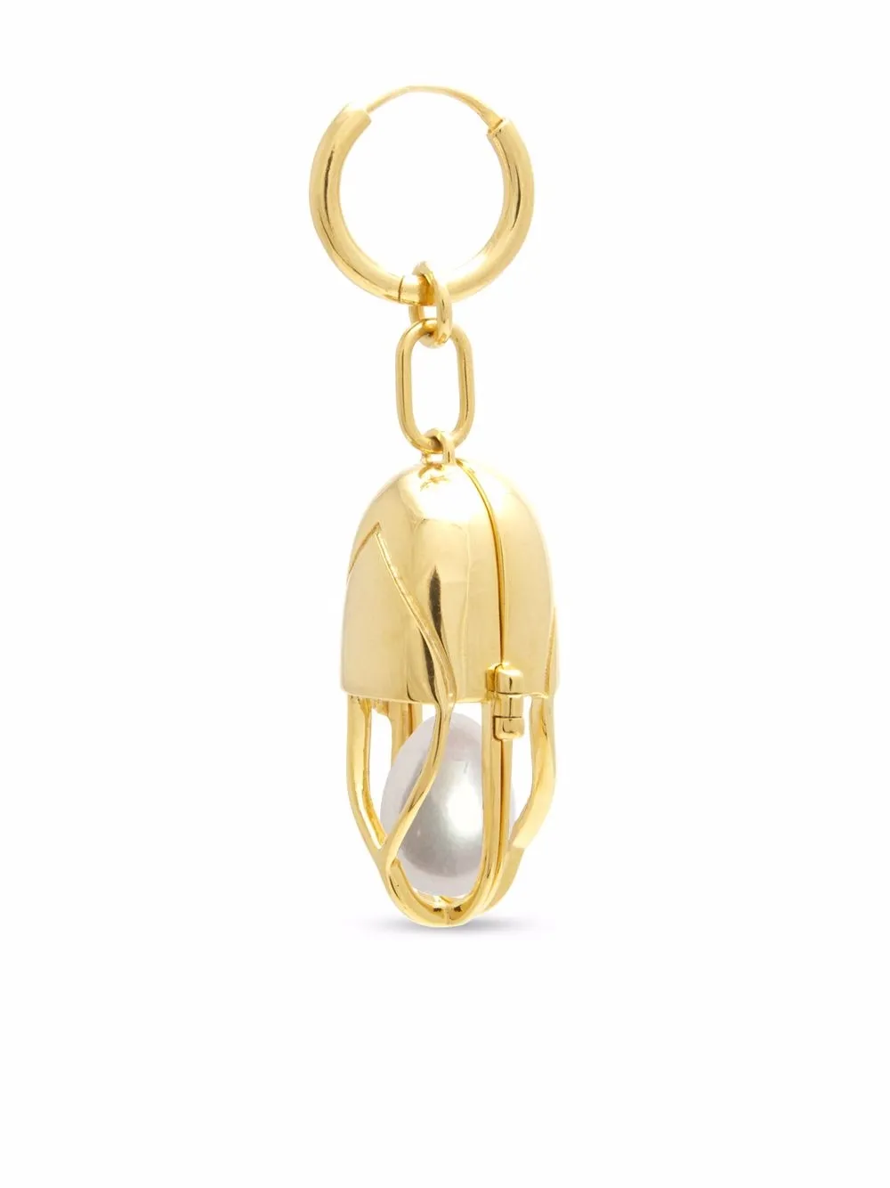 Capsule Eleven Oorringen met parel - Goud