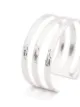 DOWER AND HALL triple-bar nomad 25mm cuff