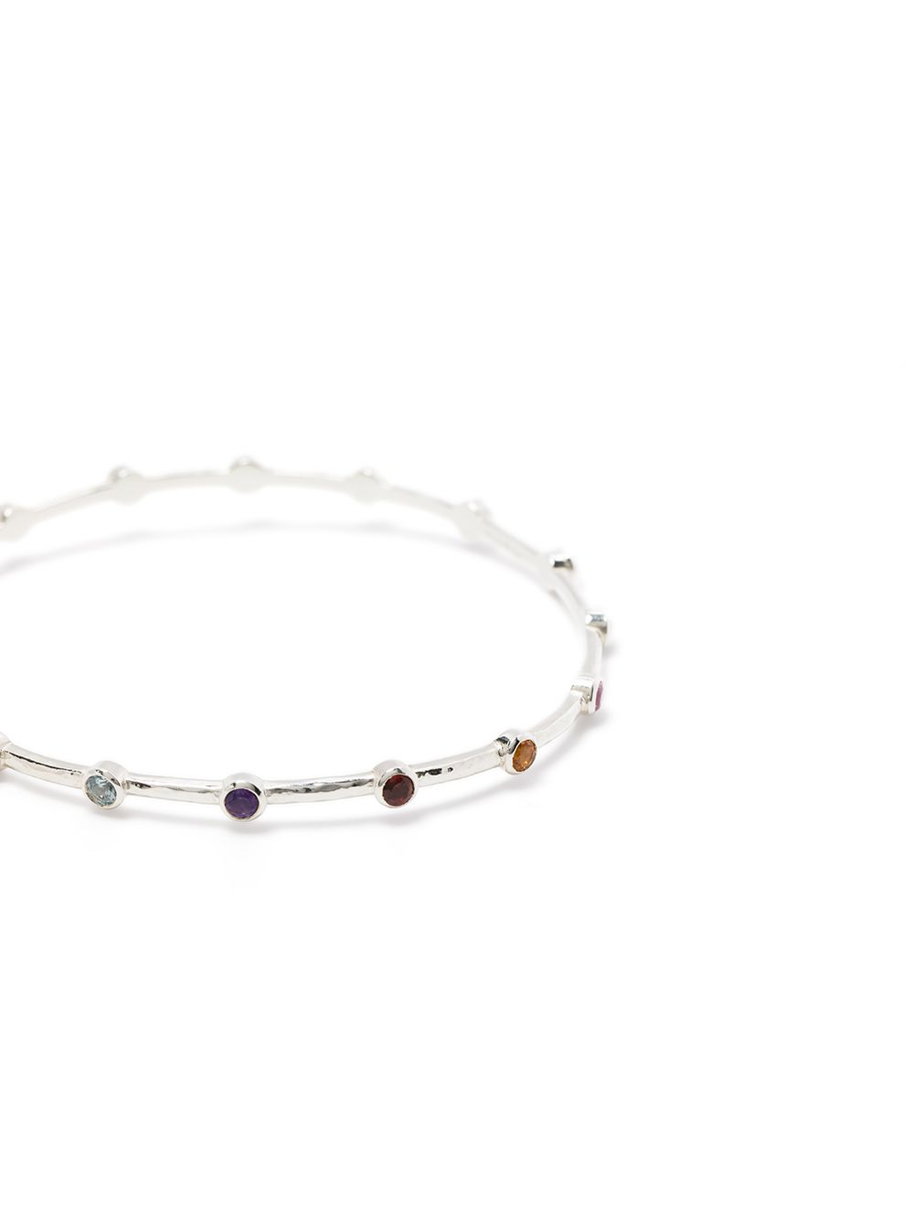 фото Dower and hall gemstone-embellished sterling-silver bangle