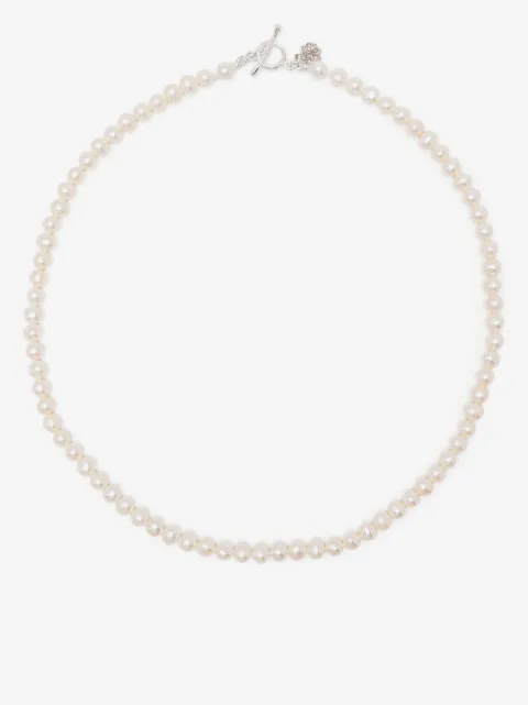 DOWER AND HALL timeless medium freshwater pearl necklace