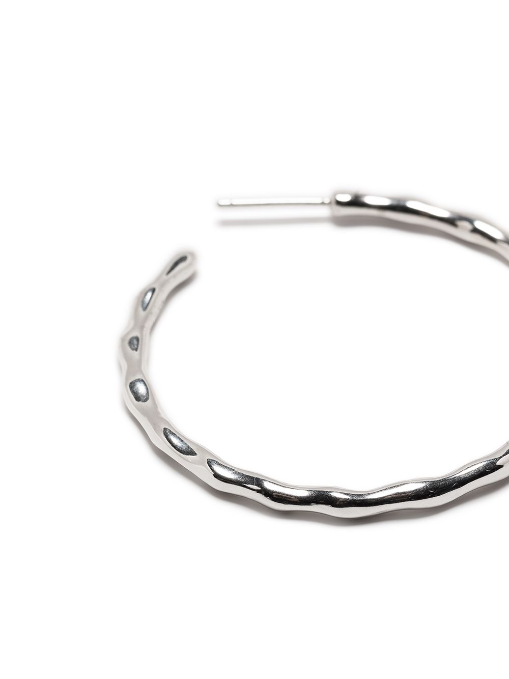 Shop Dower & Hall Waterfall Sterling Silver Hoops