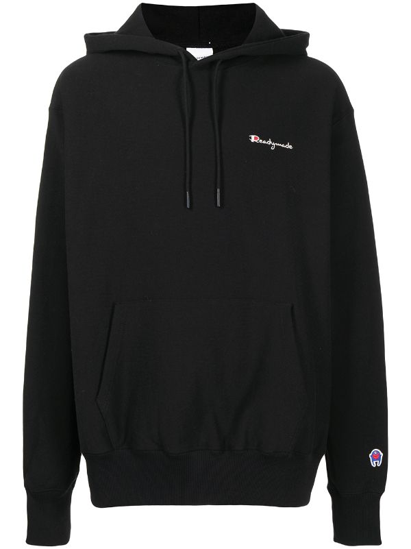 Champion hoodie 2024 black small logo